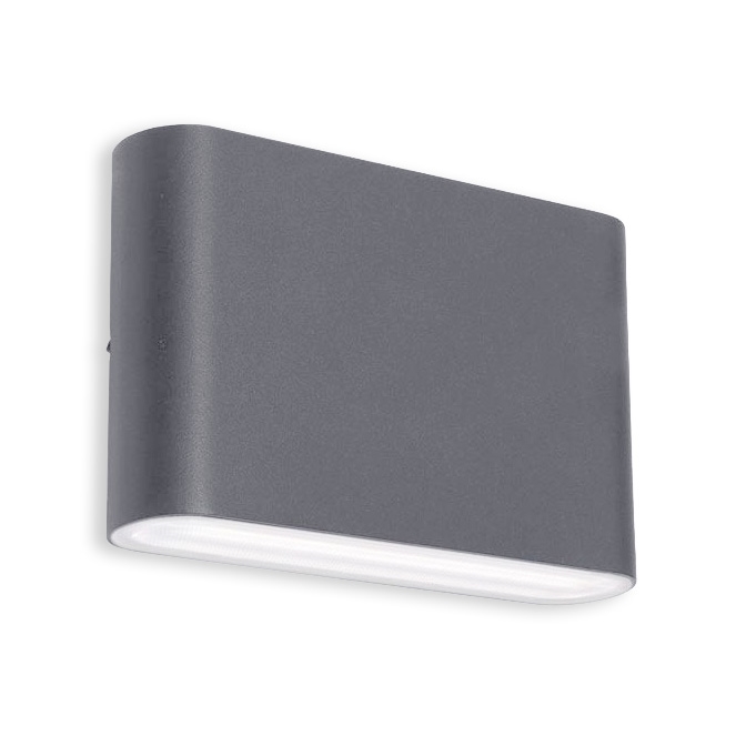 LED2 - LED Venkovní nástěnné svítidlo FLAT 2xLED/3W/230V IP65 3000K/4000K/5700K antracit