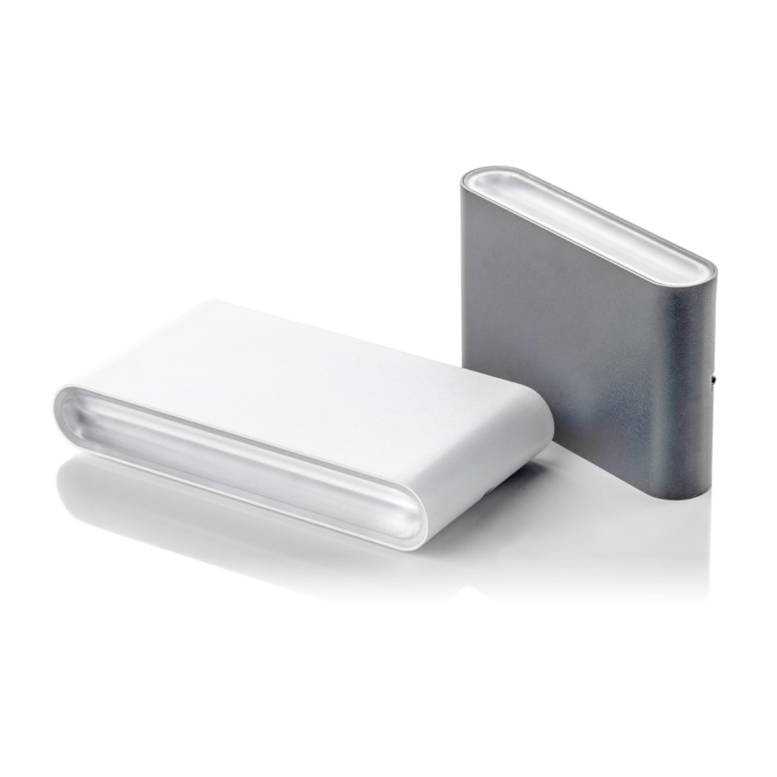 LED2 - LED Venkovní nástěnné svítidlo FLAT 2xLED/3W/230V IP65 3000K/4000K/5700K antracit
