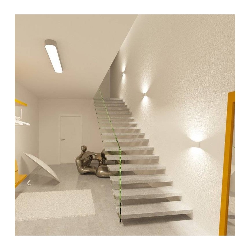 LED2 - LED Venkovní nástěnné svítidlo FLAT 2xLED/3W/230V IP65 3000K/4000K/5700K bílá