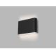 LED2 - LED Venkovní nástěnné svítidlo FLAT 2xLED/3W/230V IP65 3000K/4000K/5700K černá