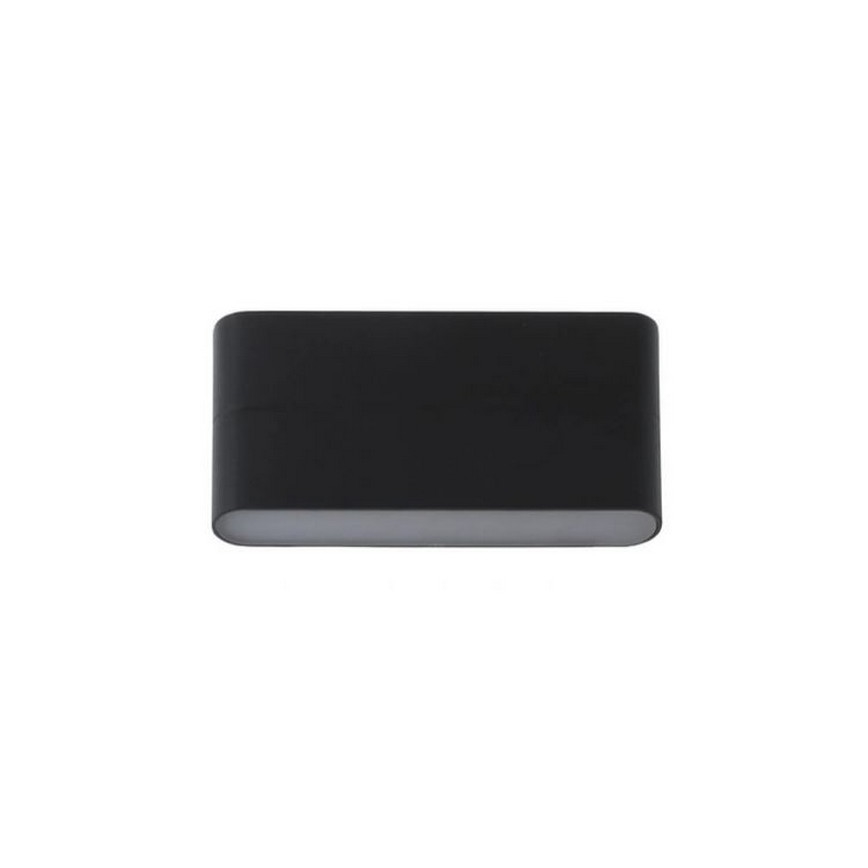 LED2 - LED Venkovní nástěnné svítidlo FLAT 2xLED/6W/230V antracit IP54