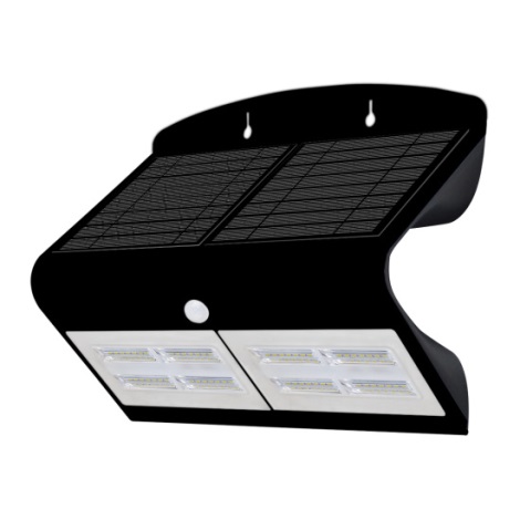 LEDKO 08430L - LED Solární nástěnné svítidlo se senzorem 1xLED/6,8W IP65