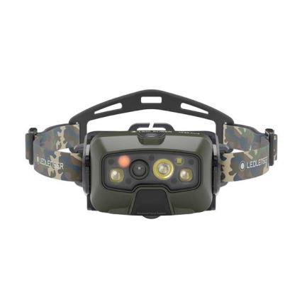 Ledlenser HF8R Core RGB - LED Stmívatelná nabíjecí čelovka LED/3700 mAh IP68 1600 lm 90h zelená