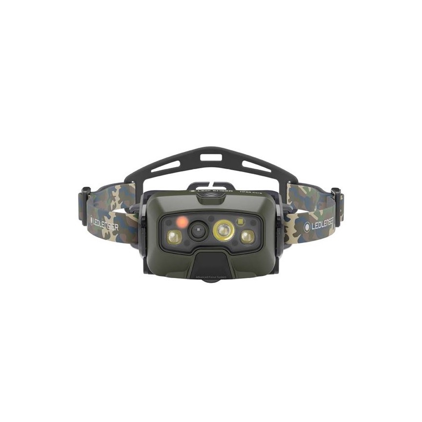 Ledlenser HF8R Core RGB - LED Stmívatelná nabíjecí čelovka LED/3700 mAh IP68 1600 lm 90h zelená