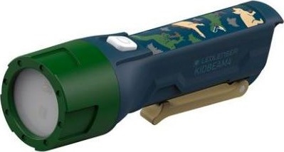 Ledlenser KIDBEAM4 DINO - LED Stmívatelná dětská svítilna LED/2xAAA IP44 zelená