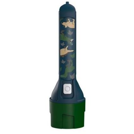 Ledlenser KIDBEAM4 DINO - LED Stmívatelná dětská svítilna LED/2xAAA IP44 zelená
