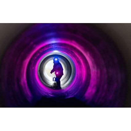 Ledlenser KIDBEAM4 RAINBOW - LED Stmívatelná dětská svítilna LED/2xAAA IP44 fialová