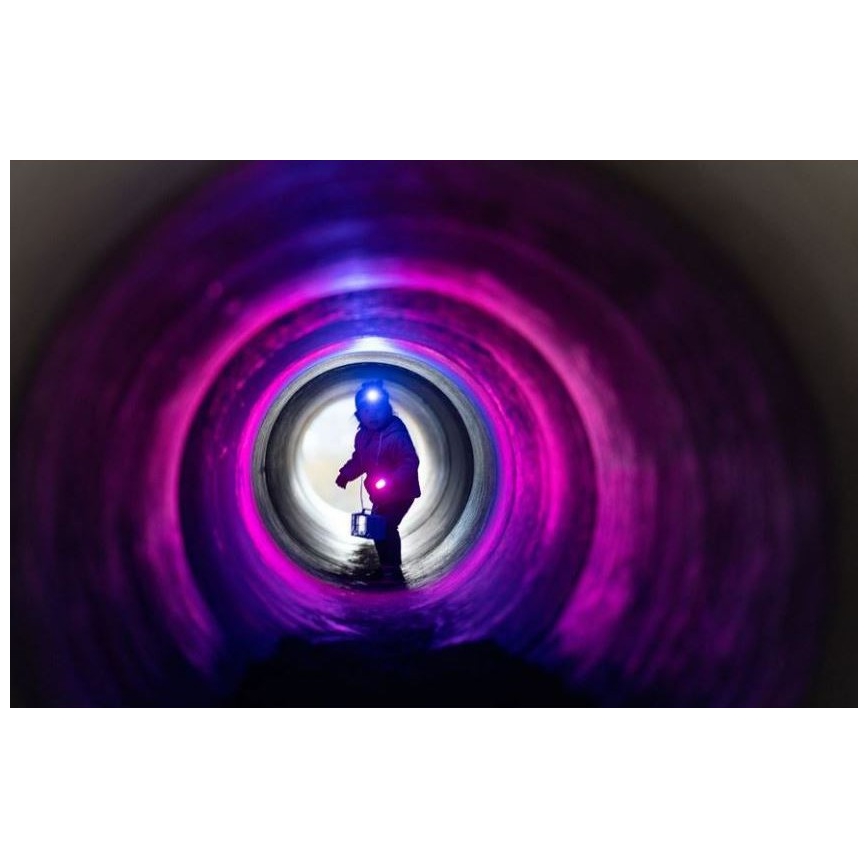Ledlenser KIDBEAM4 RAINBOW - LED Stmívatelná dětská svítilna LED/2xAAA IP44 fialová