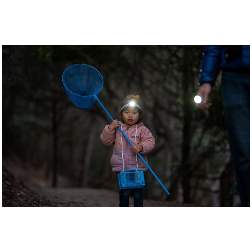 Ledlenser KIDBEAM4 RAINBOW - LED Stmívatelná dětská svítilna LED/2xAAA IP44 fialová