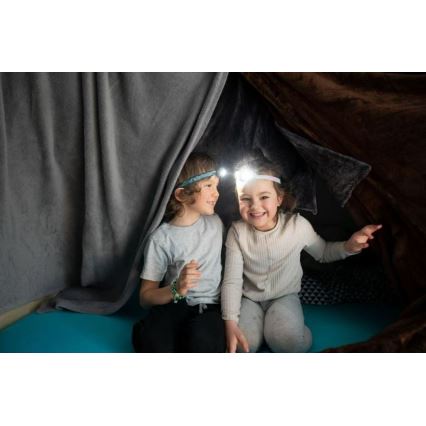 Ledlenser KIDLED2 DINO - LED Stmívatelná dětská čelovka LED/1xAAA IPX4 40 lm 20 h zelená