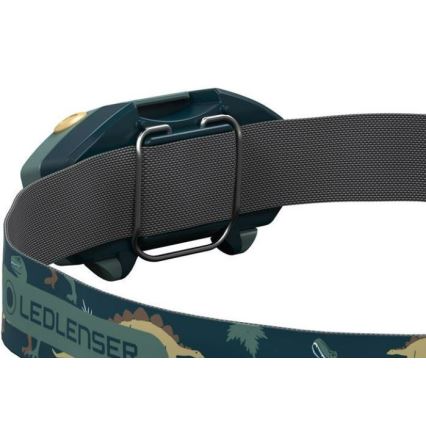 Ledlenser KIDLED2 DINO - LED Stmívatelná dětská čelovka LED/1xAAA IPX4 40 lm 20 h zelená