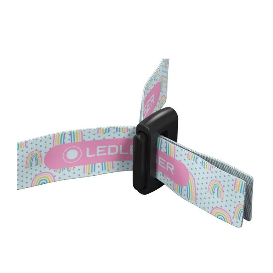 Ledlenser KIDLED2 RAINBOW - LED Stmívatelná dětská čelovka LED/1xAAA IPX4 40 lm 20h fialová