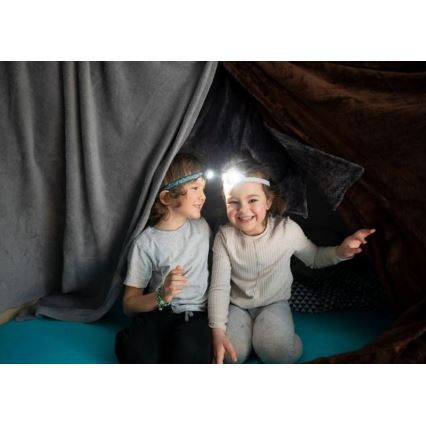Ledlenser KIDLED4R DINO - LED Stmívatelná nabíjecí dětská čelovka LED/280 mAh IPX4 40 lm 18 h zelená