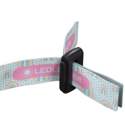 Ledlenser KIDLED4R RAINBOW - LED Stmívatelná nabíjecí dětská čelovka LED IPX4 40lm 18 h fialová