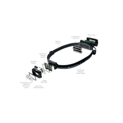 Ledlenser NEO3 - LED Stmívatelná čelovka LED/3xAAA IP54 400 lm 20 h černá/bílá