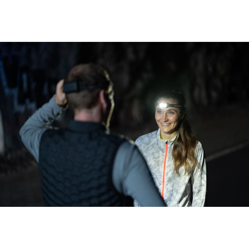 Ledlenser NEO5R - LED Stmívatelná nabíjecí čelovka LED/1800 mAh IP54 600 lm 35 h černá/bílá