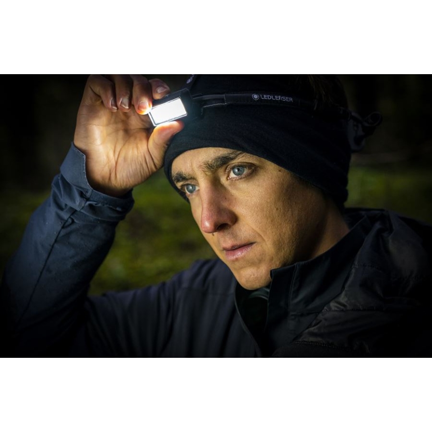 Ledlenser NEO9R - LED Stmívatelná nabíjecí čelovka LED/5000 mAh IP54 1200 lm 120 h černá/šedá