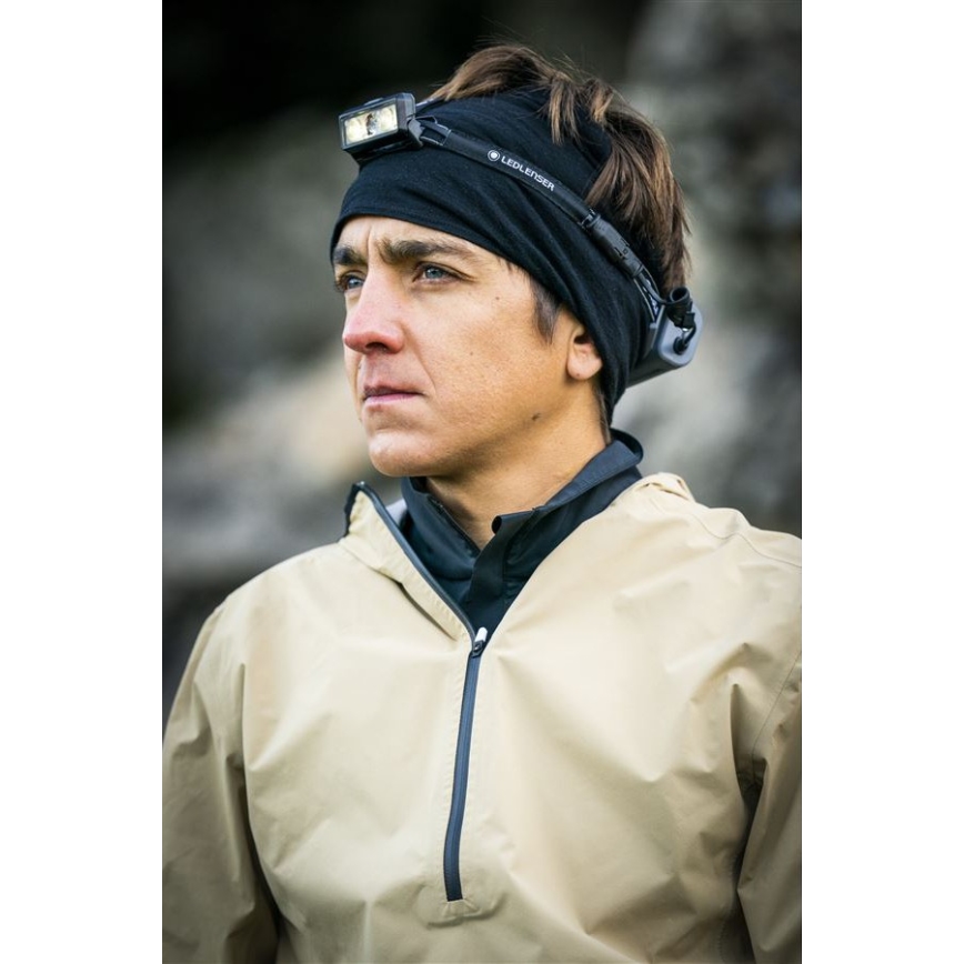 Ledlenser NEO9R - LED Stmívatelná nabíjecí čelovka LED/5000 mAh IP54 1200 lm 120 h černá/šedá