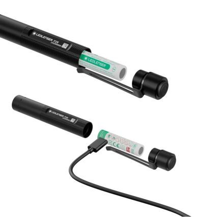 Ledlenser P2R - LED Stmívatelná nabíjecí svítilna LED/1xAAA/300 mAh IP54 200 lm 8 h černá