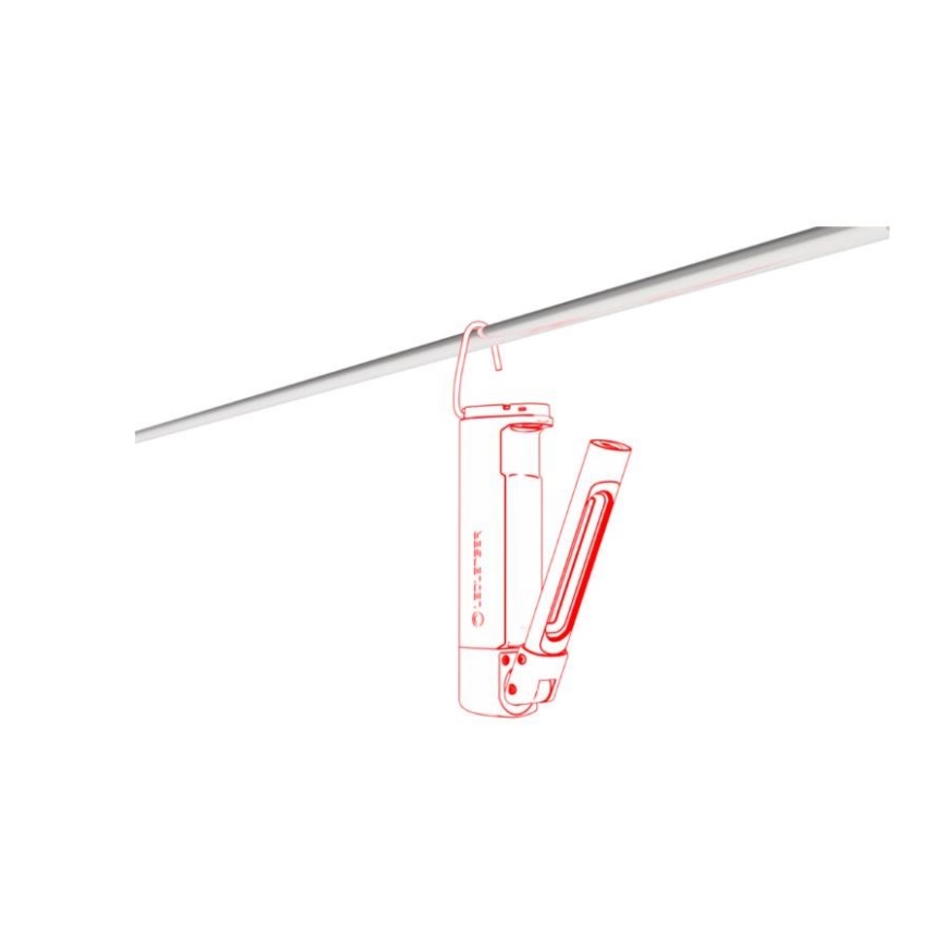 Ledlenser W7R - LED Stmívatelná nabíjecí pracovní svítilna LED/2500 mAh IP54 600 lm