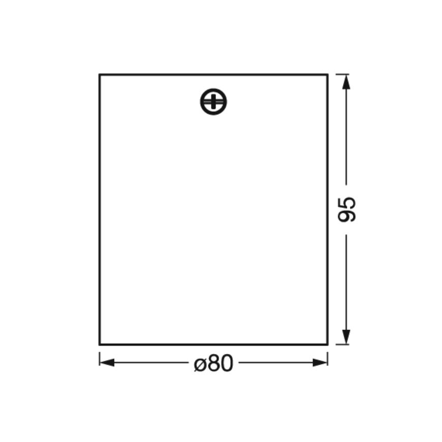 Ledvance - Bodové svítidlo SPOT 1xGU10/7W/230V černá