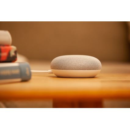 Ledvance - Inteligentní reproduktor Google Nest Mini + LED RGBW Stmívatelná žárovka SMART+E27/10W/230V 2000 - 6500K