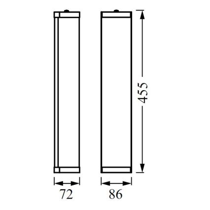 Ledvance - Koupelnové nástěnné svítidlo BATHROOM CLASSIC 3xE14/12W/230V IP44