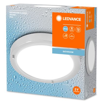 Ledvance - Koupelnové stropní svítidlo BATHROOM CLASSIC 1xE27/15W/230V IP44