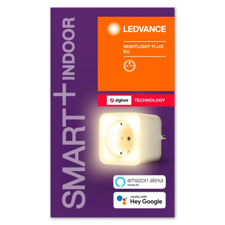 Ledvance - LED Chytrá zásuvka s osvětlením SMART+ PLUG 3680W
