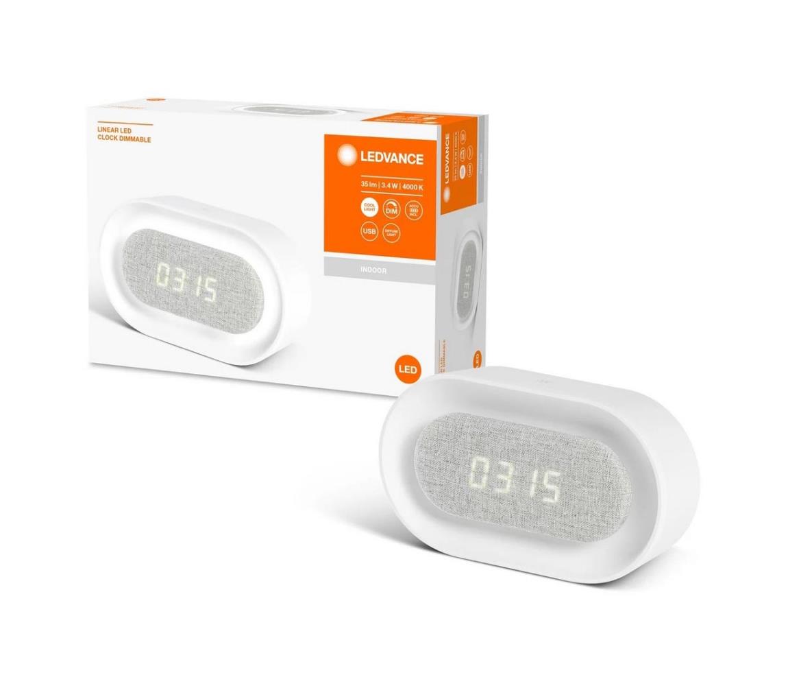 Ledvance Ledvance - LED Digitální hodiny LINEAR LED/3,4W/5V P225242