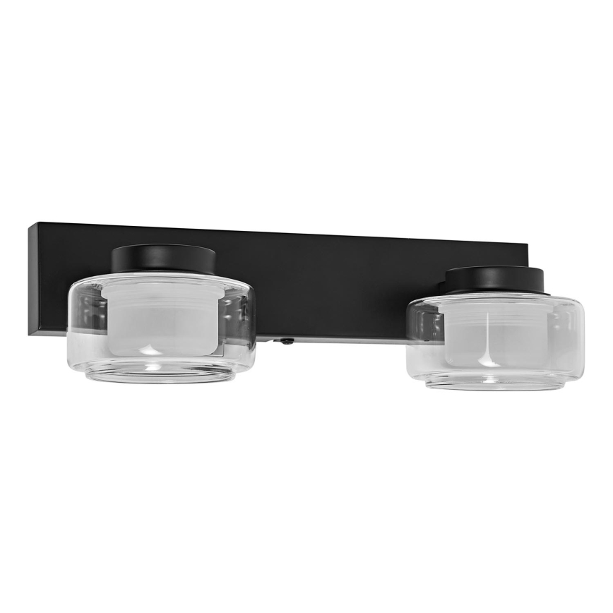 Ledvance - LED Koupelnové nástěnné svítidlo ORBIS FLAME 2xLED/5,5W/230V 3000/4000K IP44 černá