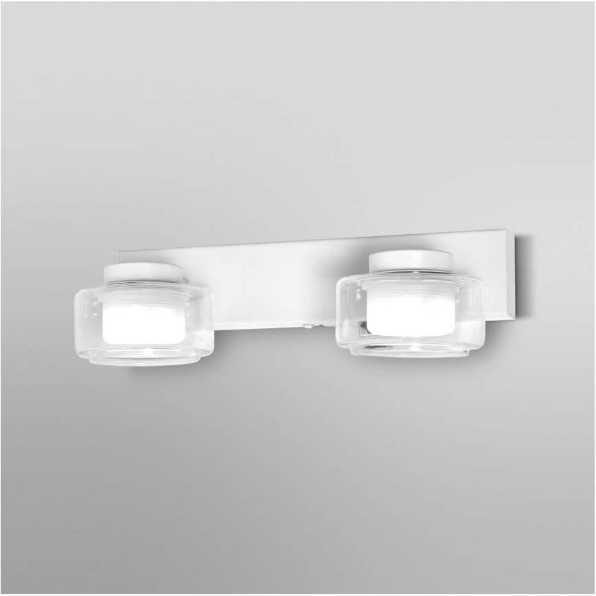 Ledvance - LED Koupelnové nástěnné svítidlo ORBIS FLAME 2xLED/5,5W/230V 3000/4000K IP44 bílá