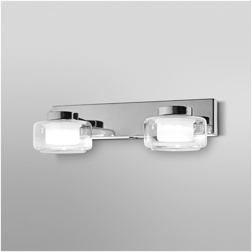 Ledvance - LED Koupelnové nástěnné svítidlo ORBIS FLAME 2xLED/5,5W/230V 3000/4000K IP44 lesklý chrom