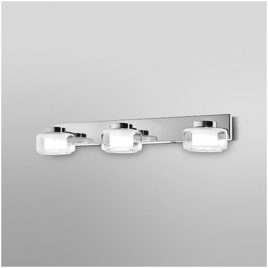 Ledvance - LED Koupelnové nástěnné svítidlo ORBIS FLAME 3xLED/5,5W/230V 3000/4000K IP44 lesklý chrom