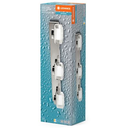 Ledvance - LED Koupelnové nástěnné svítidlo ORBIS FLAME 3xLED/5,5W/230V 3000/4000K IP44 lesklý chrom