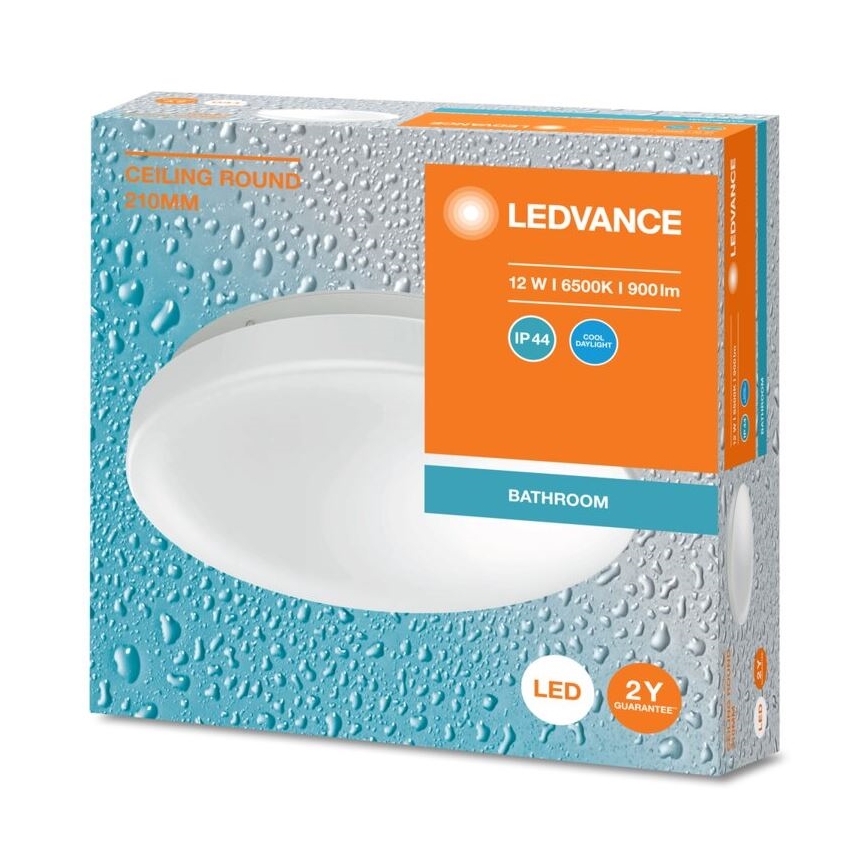 Ledvance - LED Koupelnové stropní svítidlo CEILING ROUND LED/12W/230V 6500K IP44
