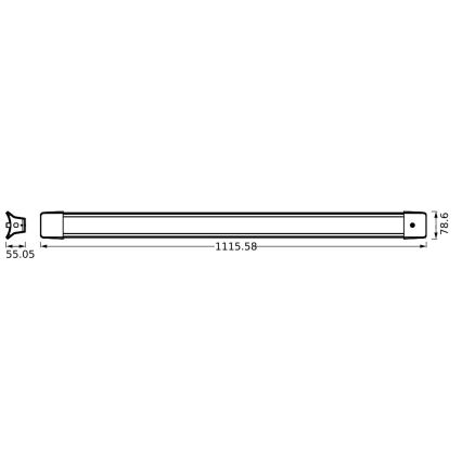 Ledvance - LED Lustr na řetězu OFFICE LINE LED/41W/230V 4000K