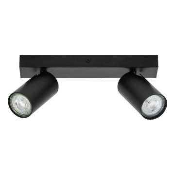 Ledvance - LED Nástěnné bodové svítidlo OCTAGON 2xGU10/3,4W/230V 2700K černá