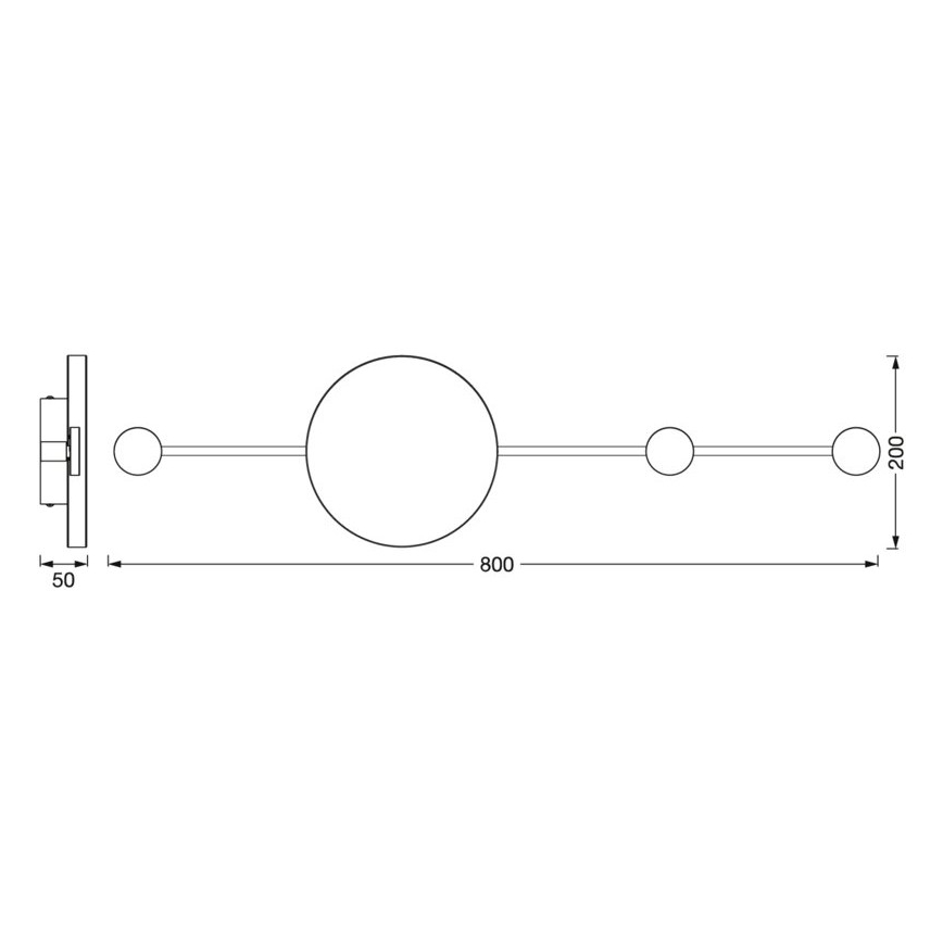 Ledvance - LED Nástěnné svítidlo DECOR WOOD LED/6W/230V