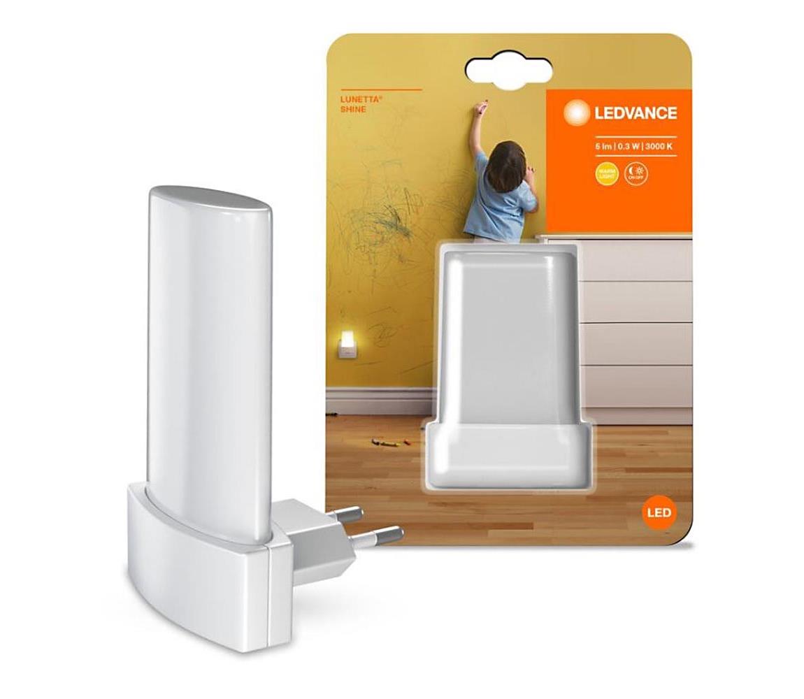 Ledvance Ledvance - LED Noční světlo se senzorem LUNETTA LED/0,28W/230V P224457