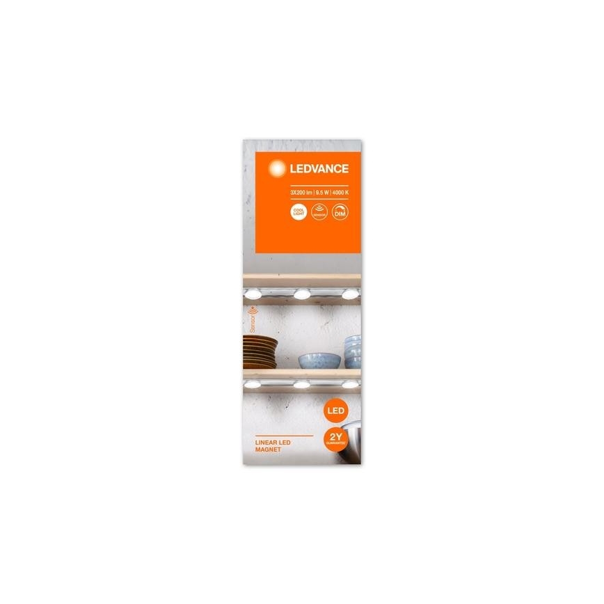 Ledvance - LED Osvětlení nábytku se senzorem LINEAR 3xLED/9,5W/230V