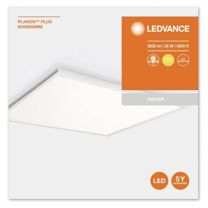 Ledvance - LED Panel PLANON PLUS LED/36W/230/12V 600x600