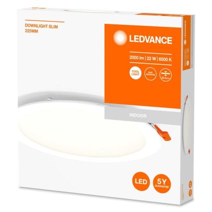 Ledvance - LED Podhledové svítidlo SLIM LED/22W/230V 6500K