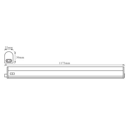 Ledvance - LED Podlinkové svítidlo BATTEN LED/14W/230V