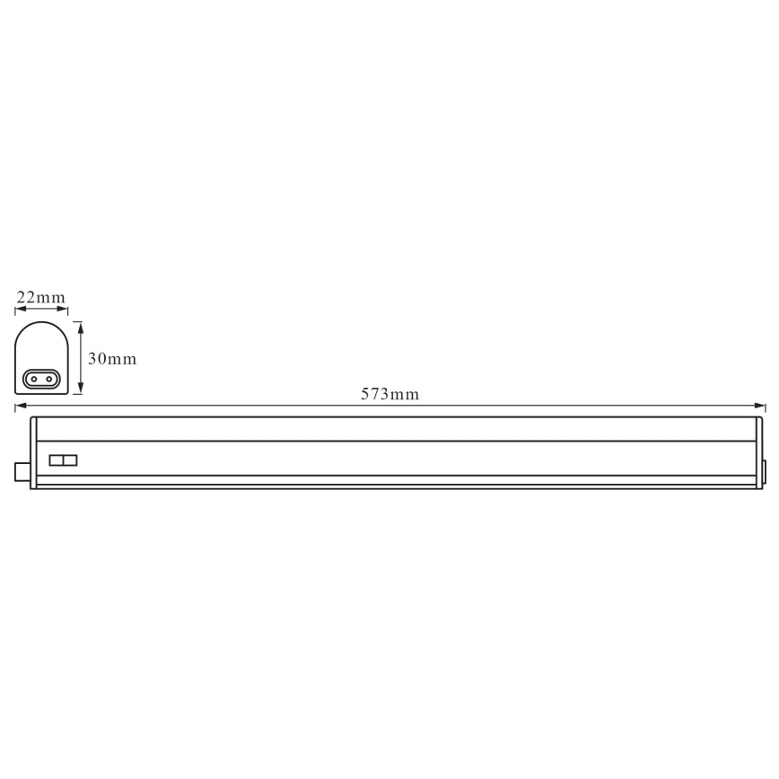 Ledvance - LED Podlinkové svítidlo BATTEN LED/8W/230V