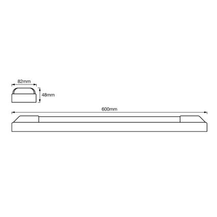 Ledvance - LED Podlinkové svítidlo POWER BATTEN 2xLED/12W/230V 3000K