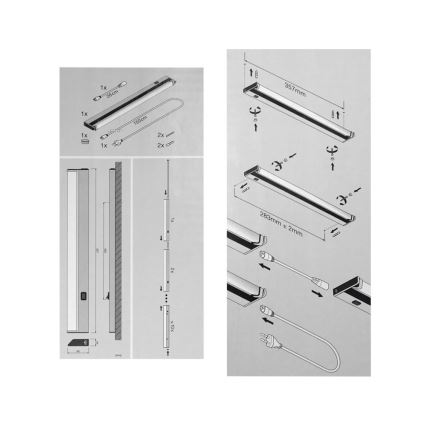 Ledvance - LED Podlinkové svítidlo TURN LED/6W/230V