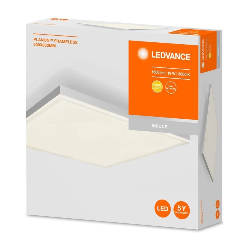 Ledvance - LED Přisazený panel FRAMELESS LED/19W/230V 3000K