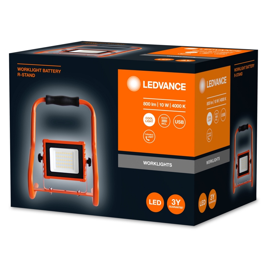 Ledvance - LED Reflektor R-STAND LED/10W/5V 2200 mAh IP44