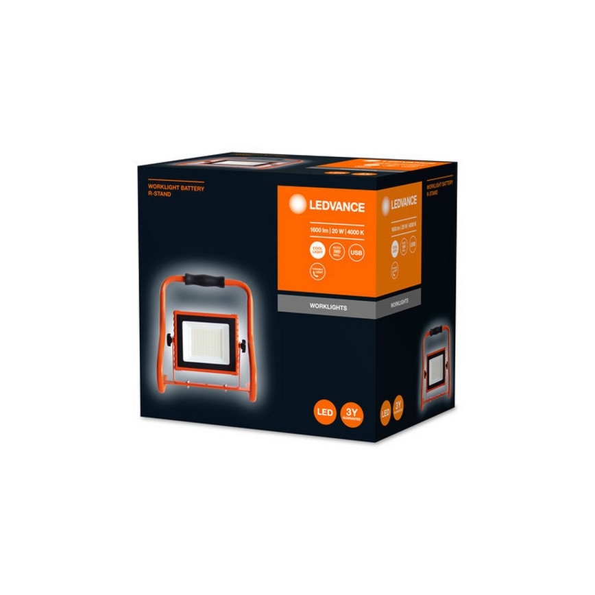 Ledvance - LED Reflektor R-STAND LED/20W/5V 2200 mAh IP44